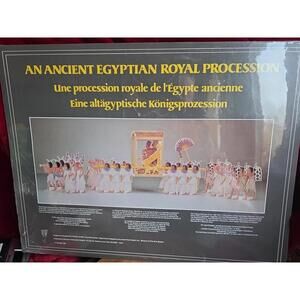 ROYAL PROCESSION PHARAOH RAMSES III EGYPTIAN ANCIENT 3D Color Laminated Model